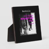 今日パーソナライズされたはサタンではない フォトプラーク (正面)