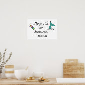 今日ユニコーンの人魚の明日 ポスター (キッチン)