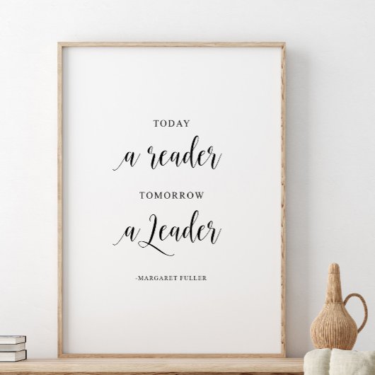 今日リーダー、明日リーダー、マーガレット・フラー ポスター