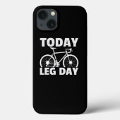 今日レッグデイレーシング自転車ロードバイクサイクリスト Case-Mate iPhoneケース (裏面)