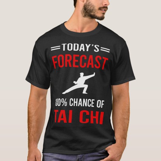 今日予報太極拳 Tシャツ (正面)