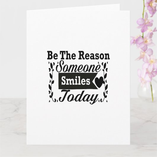 今日人がギフトボックスをスマイルする理由である カード (蘭)