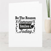 今日人がギフトボックスをスマイルする理由である カード (正面)