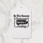 今日人がギフトボックスをスマイルする理由である ギフトタグ (裏面)