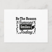 今日人がギフトボックスをスマイルする理由である ポストカード (正面)