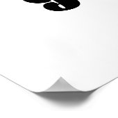 今日人がスマイルする理由であるウォールアートプリント ポスター (角)