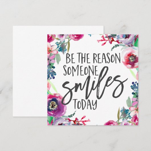 今日人がスマイルする (正面/裏面)