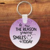 今日人がスマイルする キーホルダー (正面)