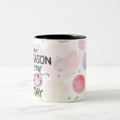 今日人がスマイルする コーヒーマグカップ (中央)