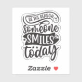 今日人がスマイルする シール (シート)