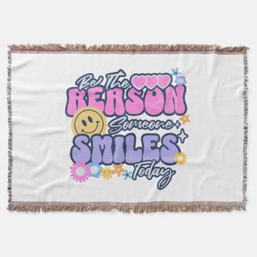 今日人がスマイルする スローブランケット (正面)