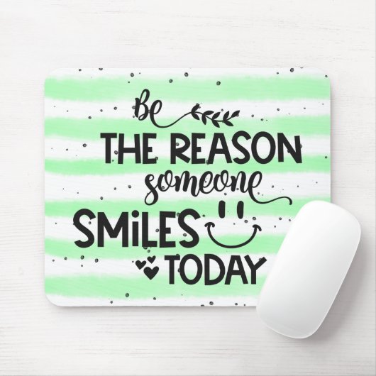 今日人がスマイルする マウスパッド (マウス)