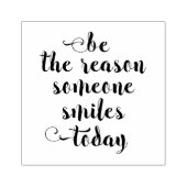 今日人がスマイルする ラバースタンプ (インプリント)