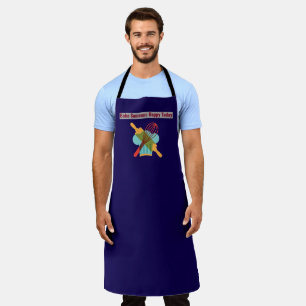 今日人に幸せを作る エプロン