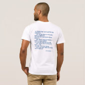 今日人権 Tシャツ (裏面フル)