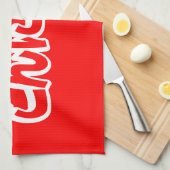 今日和!日本のこんにちは!こんにちは日本語 キッチンタオル (四つ折り)