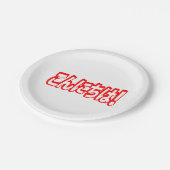 今日和!日本のこんにちは!こんにちは日本語 ペーパープレート (アングル)