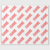 今日和!日本のこんにちは!こんにちは日本語 ラッピングペーパー (フラット)