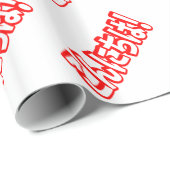 今日和!日本のこんにちは!こんにちは日本語 ラッピングペーパー (ロールコーナー)