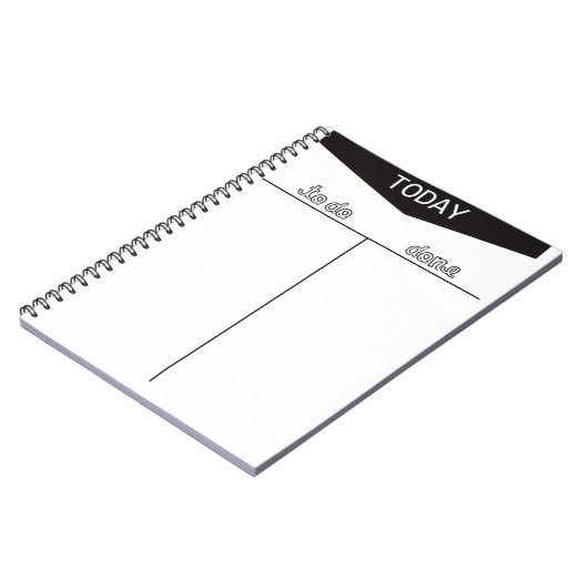 今日完了したリストを整理するには、次の手順に従いまやる気を起こさせるす。 ノートブック (左側)