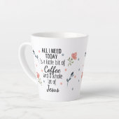 今日必要なのはコーヒーとイエスラテマグカップ カフェラテマグ (左アングル)