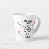 今日必要なのはコーヒーとイエスラテマグカップ カフェラテマグ (右アングル)