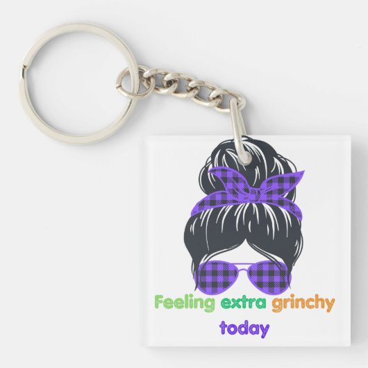 今日感じの余分な歯ごたえ キーホルダー (正面)