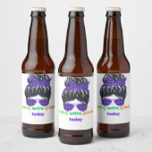 今日感じの余分な歯ごたえ ビールラベル (ボトル)