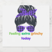 今日感じの余分な歯ごたえ ビールラベル (シングルラベル)