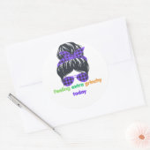 今日感じの余分な歯ごたえ ラウンドシール (封筒)