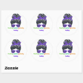 今日感じの余分な歯ごたえ ラウンドシール (シート)