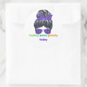 今日感じの余分な歯ごたえ ラウンドシール (バッグ)