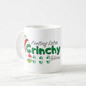 今日感じの余分な歯 コーヒーマグカップ (正面左)