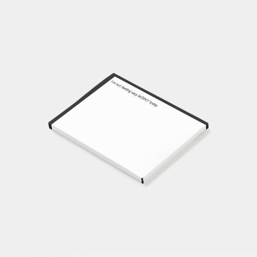 今日感じは非常に動作しないおもしろい作業引用文 ポストイット (アングル)