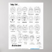 今日感じ... ポスター (正面)