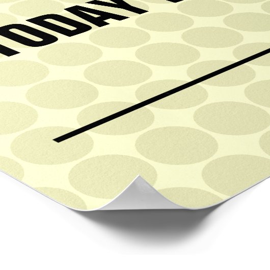 今日感じ... ポスター (角)