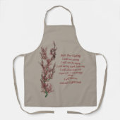 今日感動的の引用文 エプロン (正面)