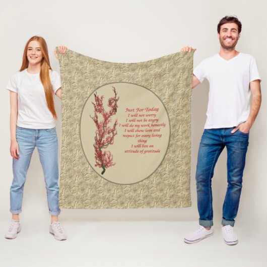 今日感動的の引用文 フリースブランケット (インサイチュ)