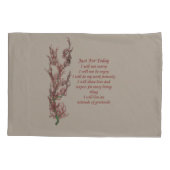 今日感動的の引用文   枕カバー (裏面)