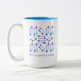 今日救はスプーン！ ツートーンマグカップ