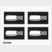 今日本の_____なう!Nau （空欄に記入） 長方形シール (シート)