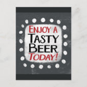 今日楽しむのおいしいビールはがき ポストカード (正面)