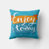 今日楽しんで下さい クッション (裏面)