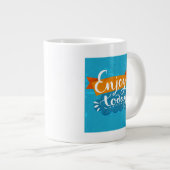 今日楽しんで下さい ジャンボコーヒーマグカップ (正面右)