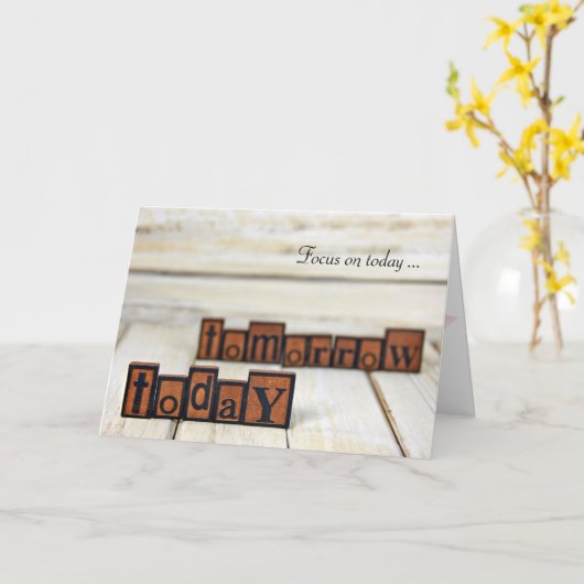 今日焦点 カード (黄色い花)