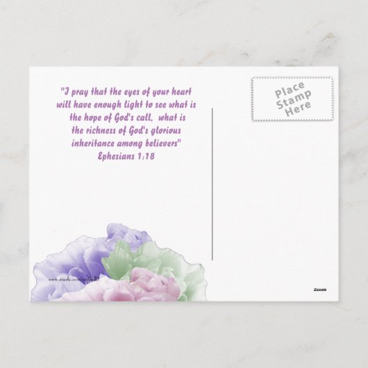 今日祈のはがきの聖なる書物、 経典 シーズンポストカード (裏面)