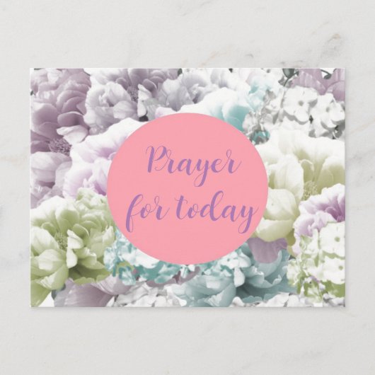 今日祈のはがきの聖なる書物、 経典 シーズンポストカード (正面)