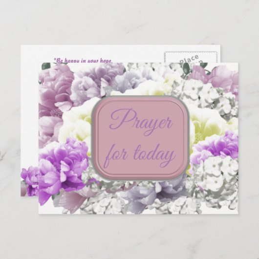 今日祈のフローラはがき用聖なる書物、 経典 シーズンポストカード (正面/裏面)