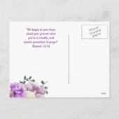 今日祈のフローラはがき用聖なる書物、 経典 シーズンポストカード (裏面)