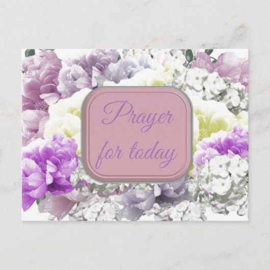 今日祈のフローラはがき用聖なる書物、 経典 シーズンポストカード (正面)